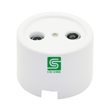 Colshine Porcelain Simplicity Female Coaxial TV + Satellite Socket